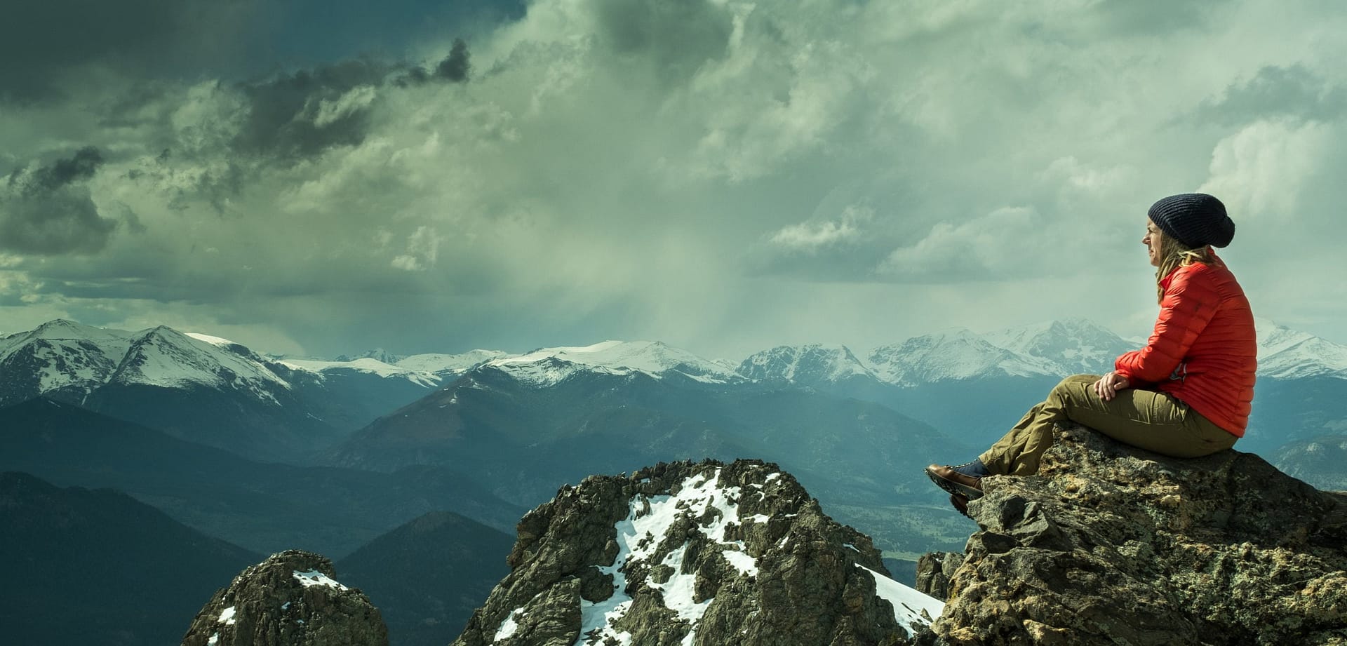 By using the layer-on-layer principle you can easily handle shifting weather.